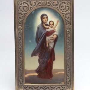 Russian Icon of Mother of God with the child — image 1