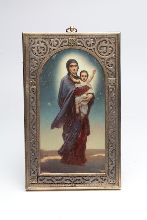 Russian Icon of Mother of God with the child — image 1