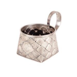 Silver tea glass holder. Petersburg, 1899-1903. — image 1