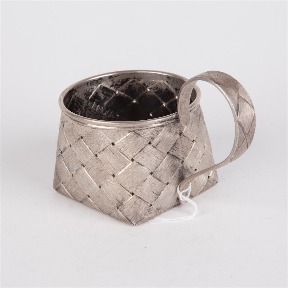 Silver tea glass holder. Petersburg, 1899-1903. — image 4