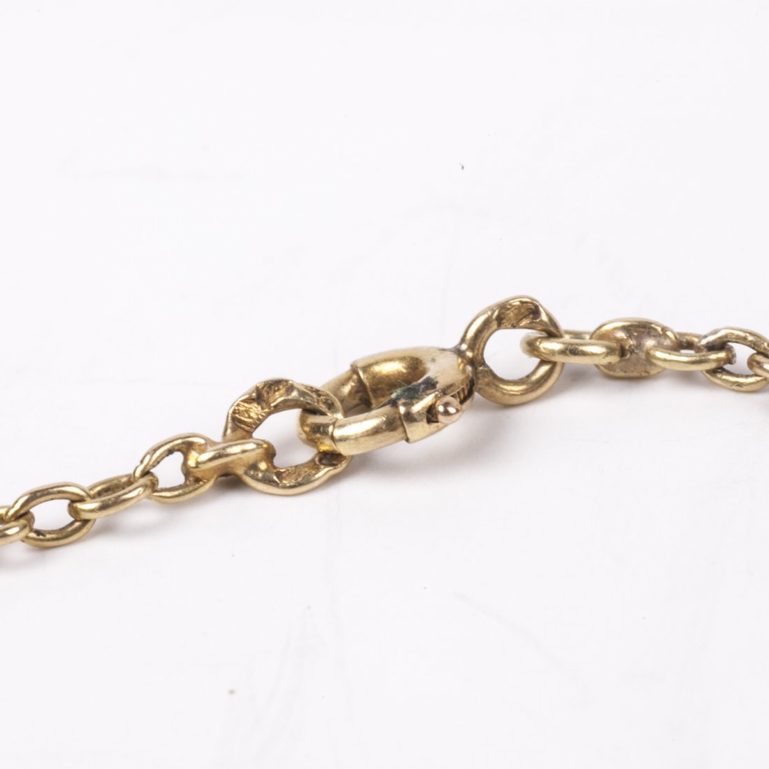 18K gold pendant with floral motifs and pearls — image 5