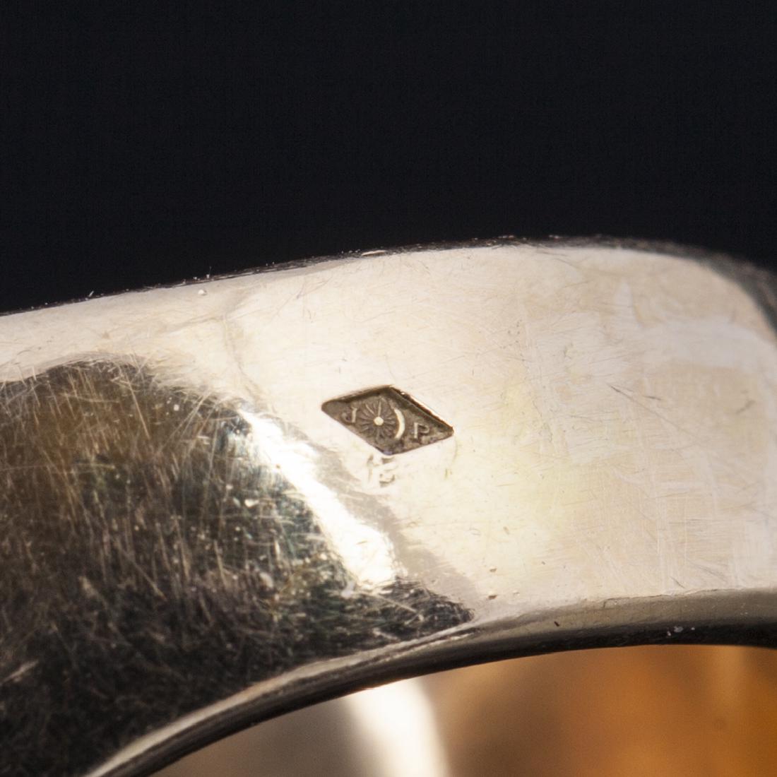 Gold, 18K ring with 20 Franks gold coin — image 5
