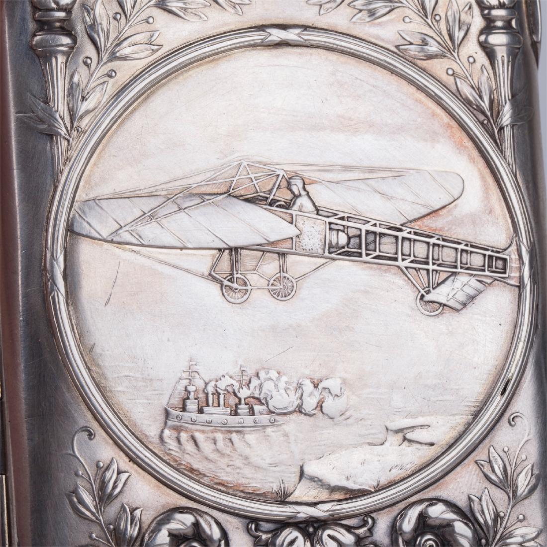 Rare Russian cigarette case with an airplane — image 2
