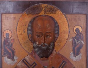 Russian icon of Saint Nikolay the Wonderworker — image 3