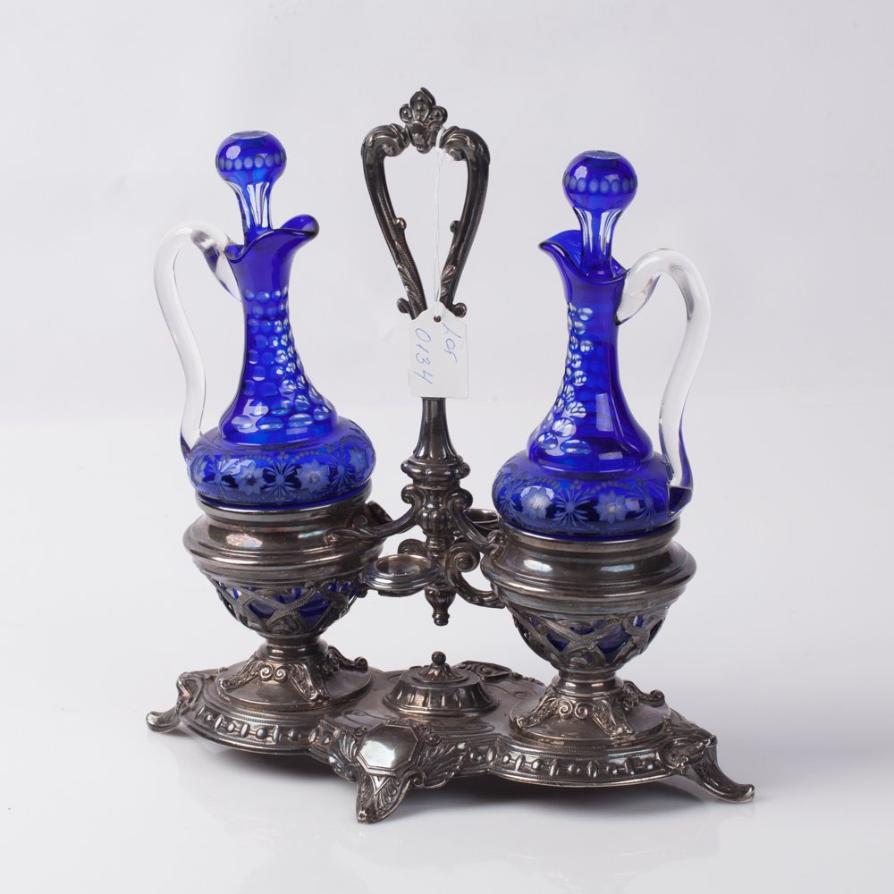 Silver cruet stand. — image 1