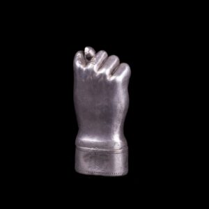 Unusual Russian cast silver matchbox in the shape of — image 1