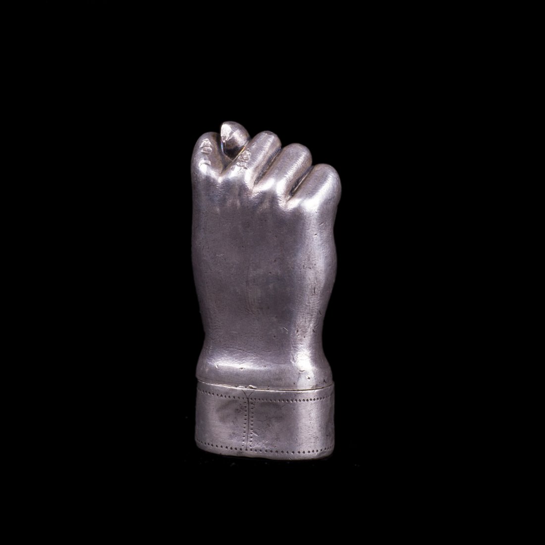 Unusual Russian cast silver matchbox in the shape of — image 1