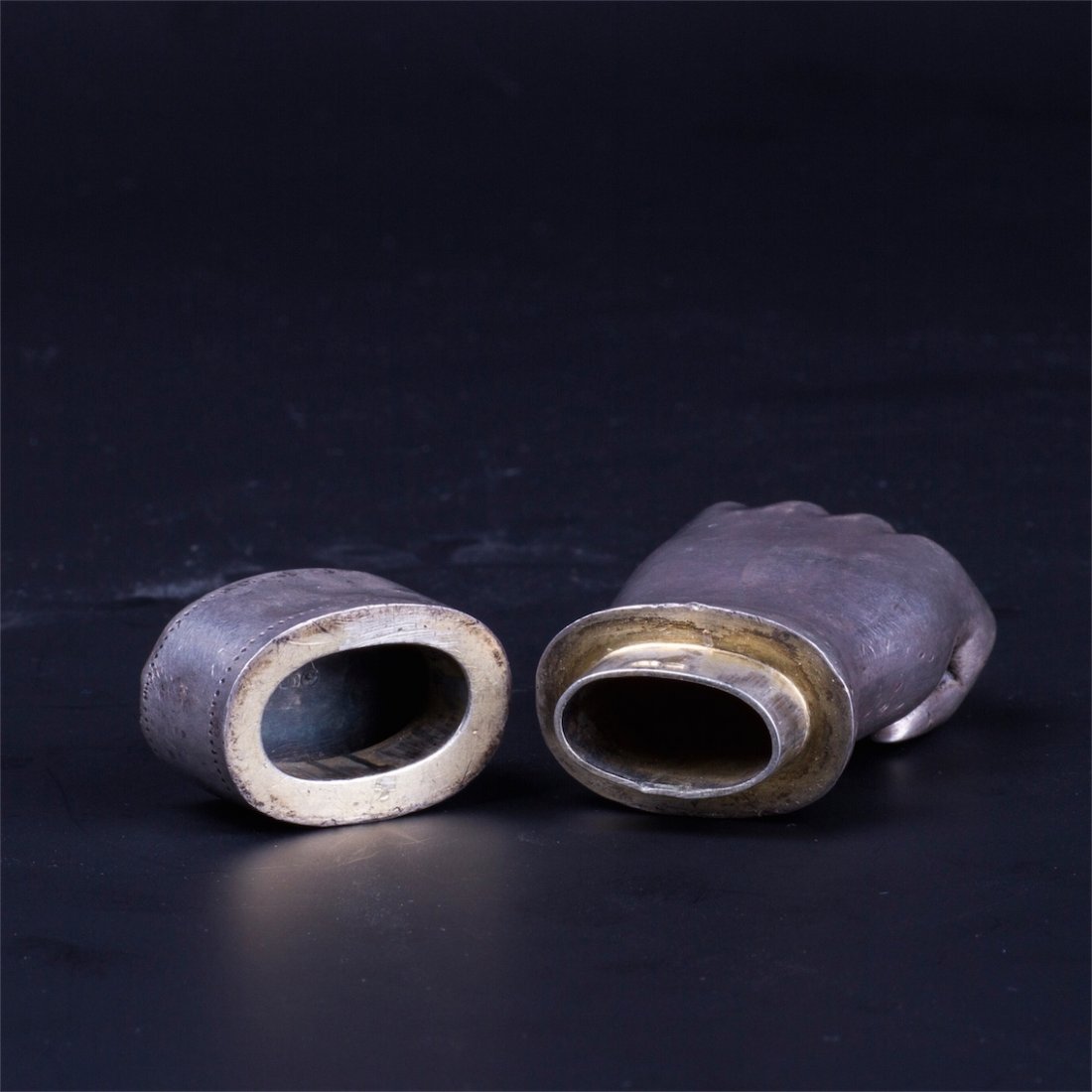 Unusual Russian cast silver matchbox in the shape of — image 5