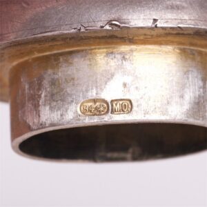 Unusual Russian cast silver matchbox in the shape of — image 6