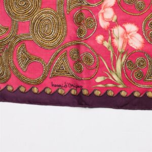 Hermès "Arabesques" silk scarf, Author Henri d'Origny. — image 3