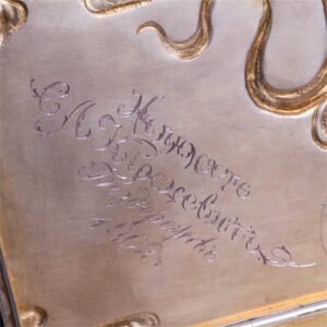 Russian Art nouveau style silver cigar box — image 4