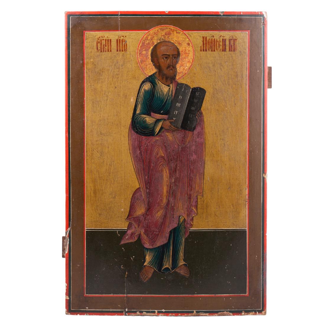 Russian icon of Saint Prophet Moses — image 1
