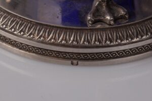 Silver mustard jar. — image 5