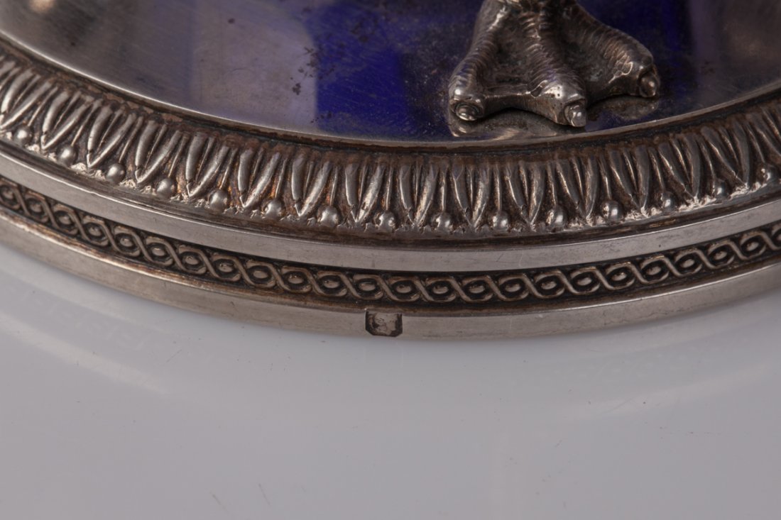 Silver mustard jar. — image 5