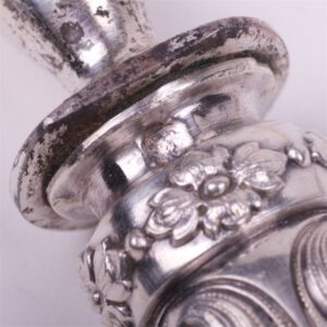 Silver set of 4 pieces for meat and salat. — image 7
