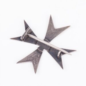 Bermondt-Avalov cross. Oxidized silver — image 2