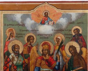 Icon of Saint Guardian Angel Mikhail assembly — image 2