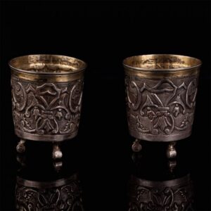 Pair of beakers. Russia, 18th century. — image 4