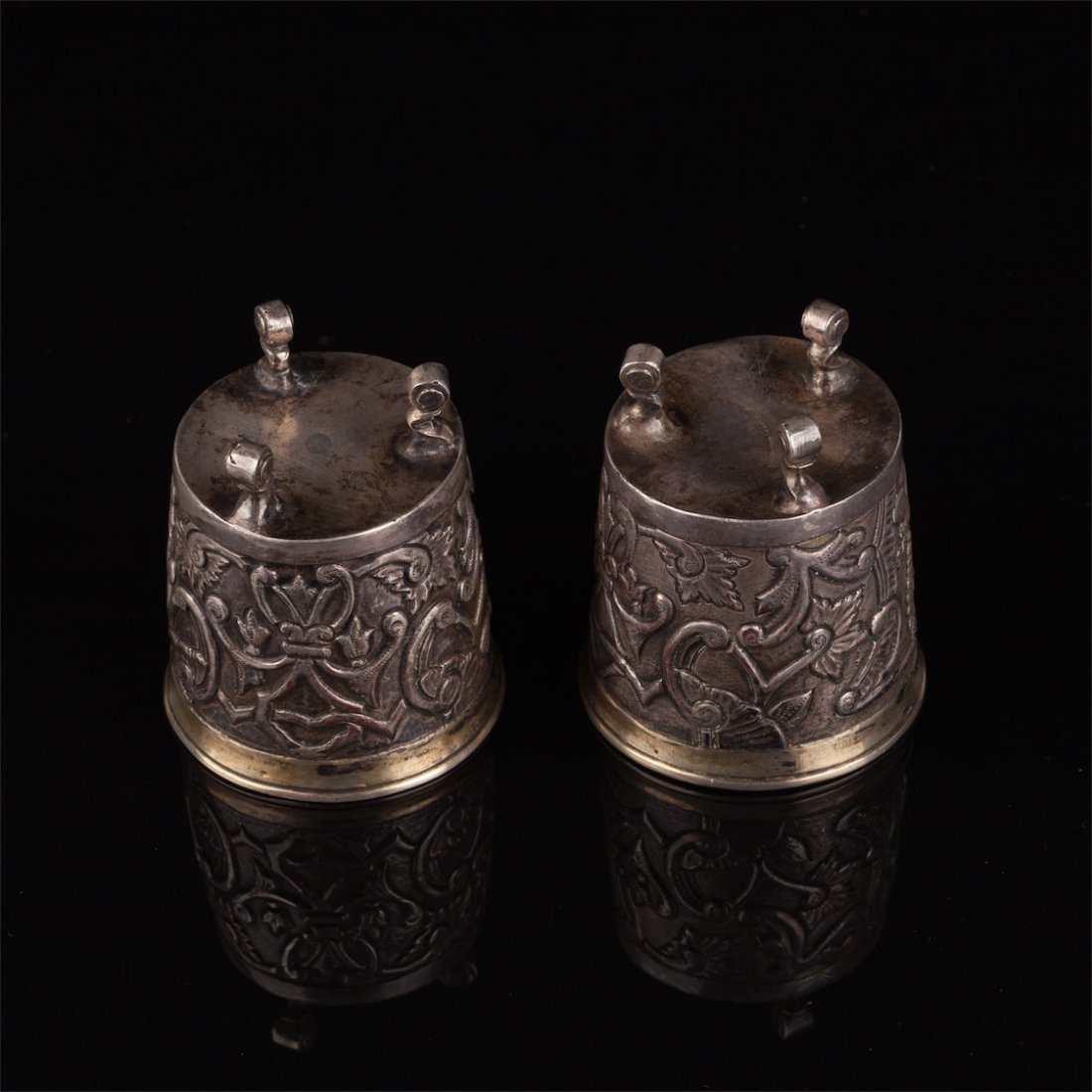 Pair of beakers. Russia, 18th century. — image 5