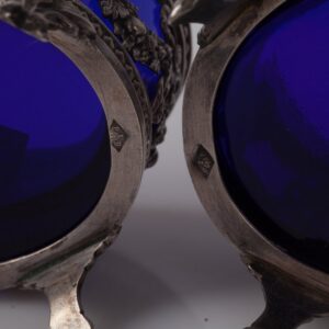 Pair of silver saltcellars. — image 6