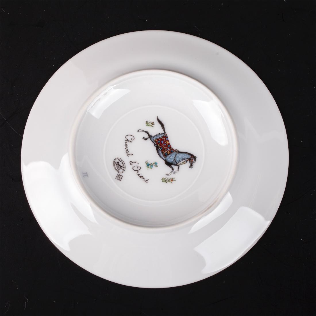 Hermès "Cheval d'Orient" porcelain tete-a-tete coffee — image 3