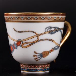 Hermès "Cheval d'Orient" porcelain tete-a-tete coffee — image 5