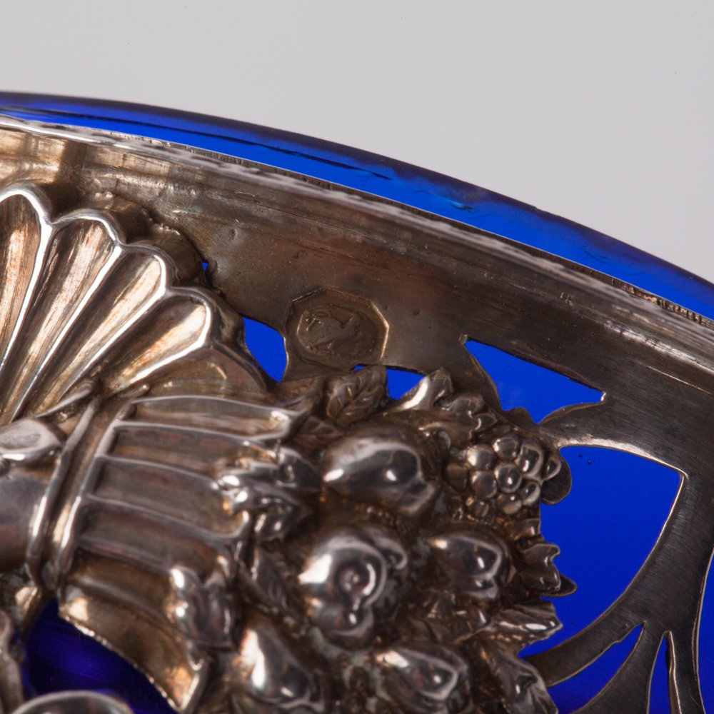 Pair of silver saltcellars. — image 3