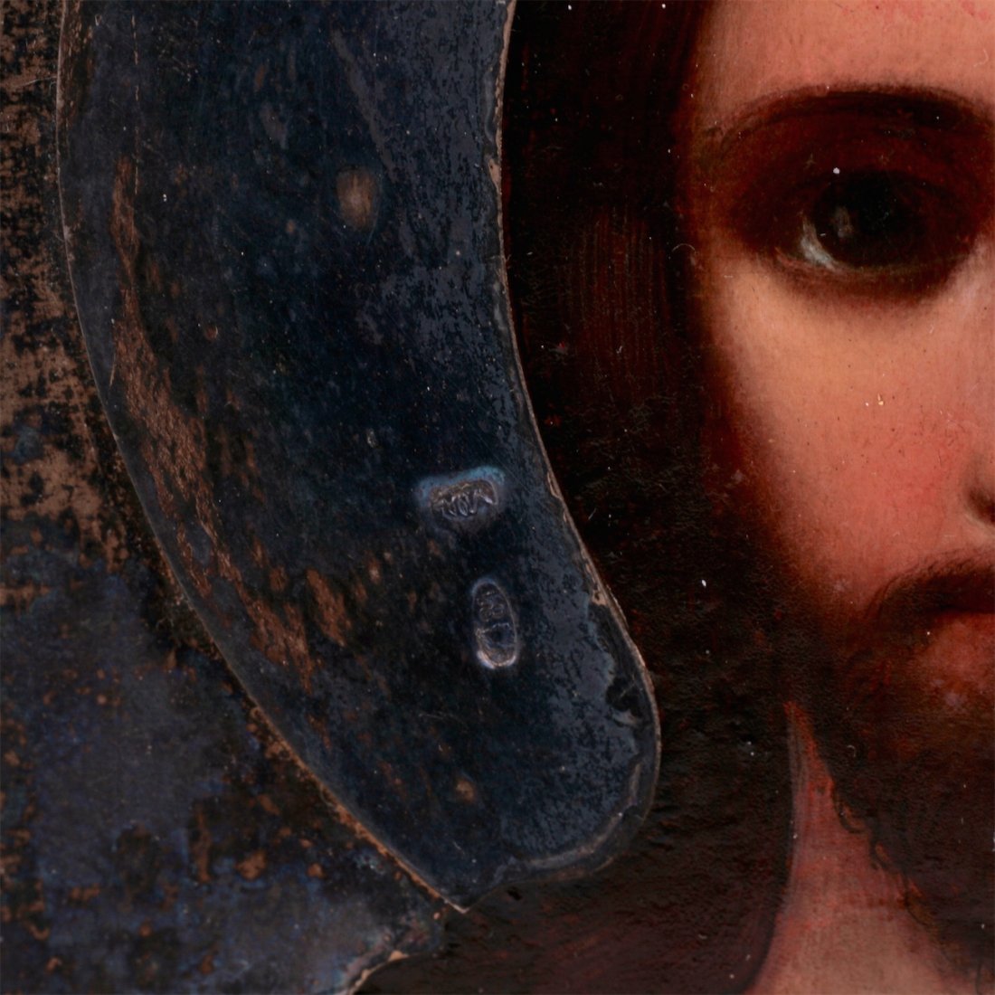 Russian icon of Christ Pantokrator in kiot. — image 6