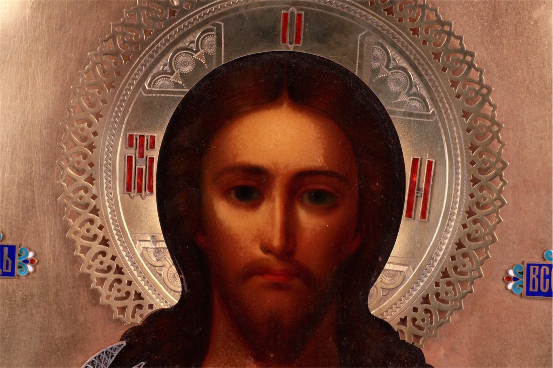 Russian icon of Christ Pantokrator. — image 4