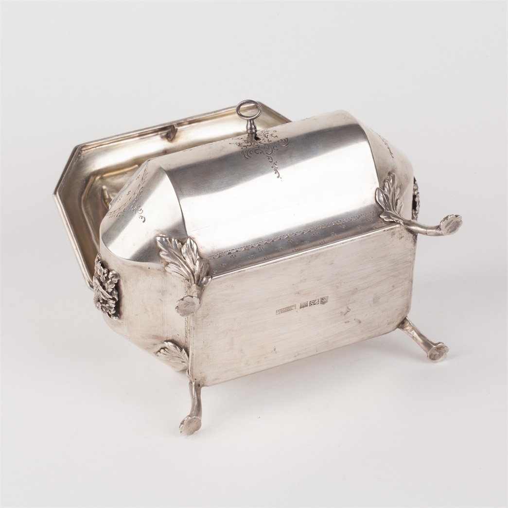 Box-sugarbowl with deer figure. Vilnius, 1873. — image 5