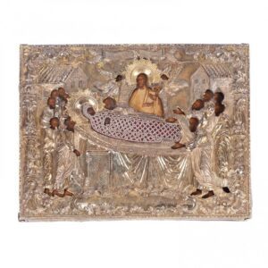 Rare Russian icon of Mother of God assumption. — image 1
