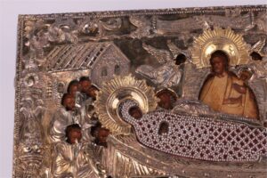 Rare Russian icon of Mother of God assumption. — image 2