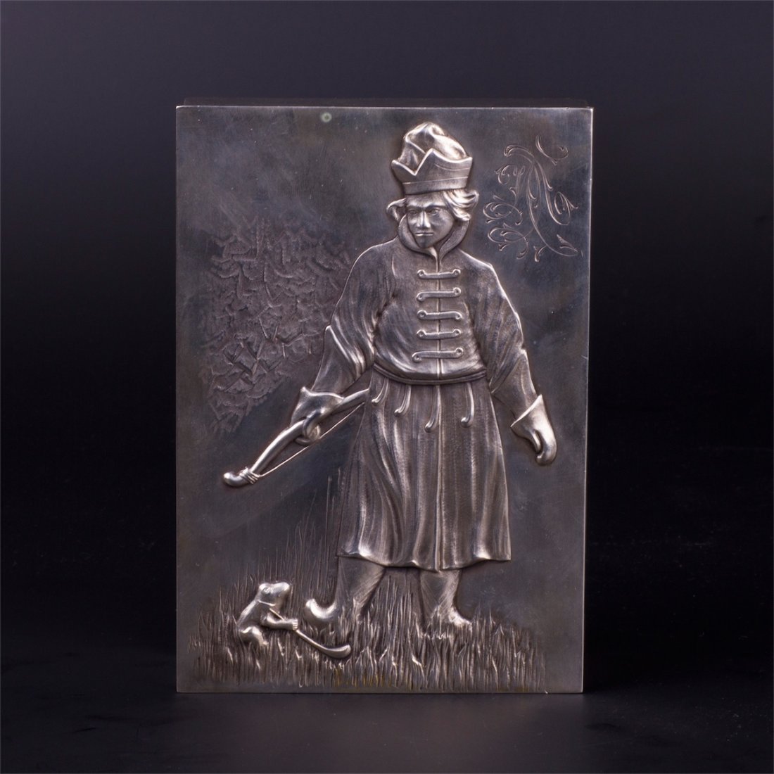 Russian style silver-gilt cigar box "Ivan Tsarevitch" — image 3