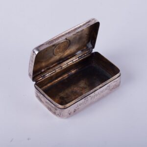 Silver box with gold coin. — image 3