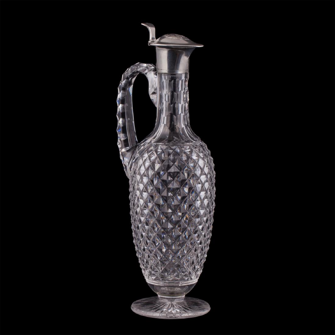 A. Lubavin silver and cut-glass carafe — image 1