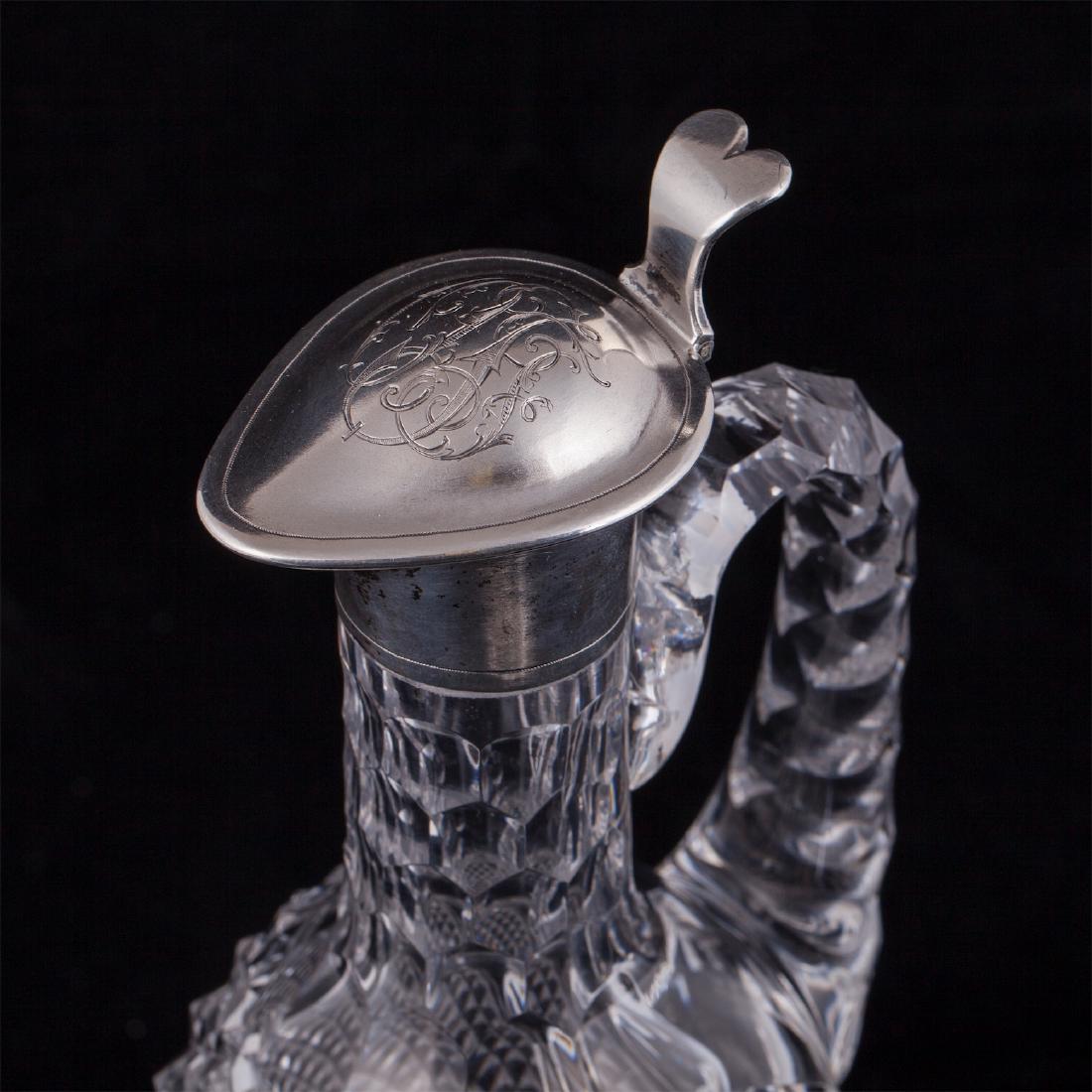 A. Lubavin silver and cut-glass carafe — image 2