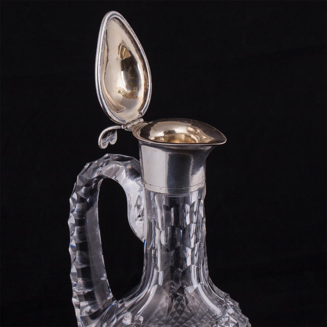 A. Lubavin silver and cut-glass carafe — image 3