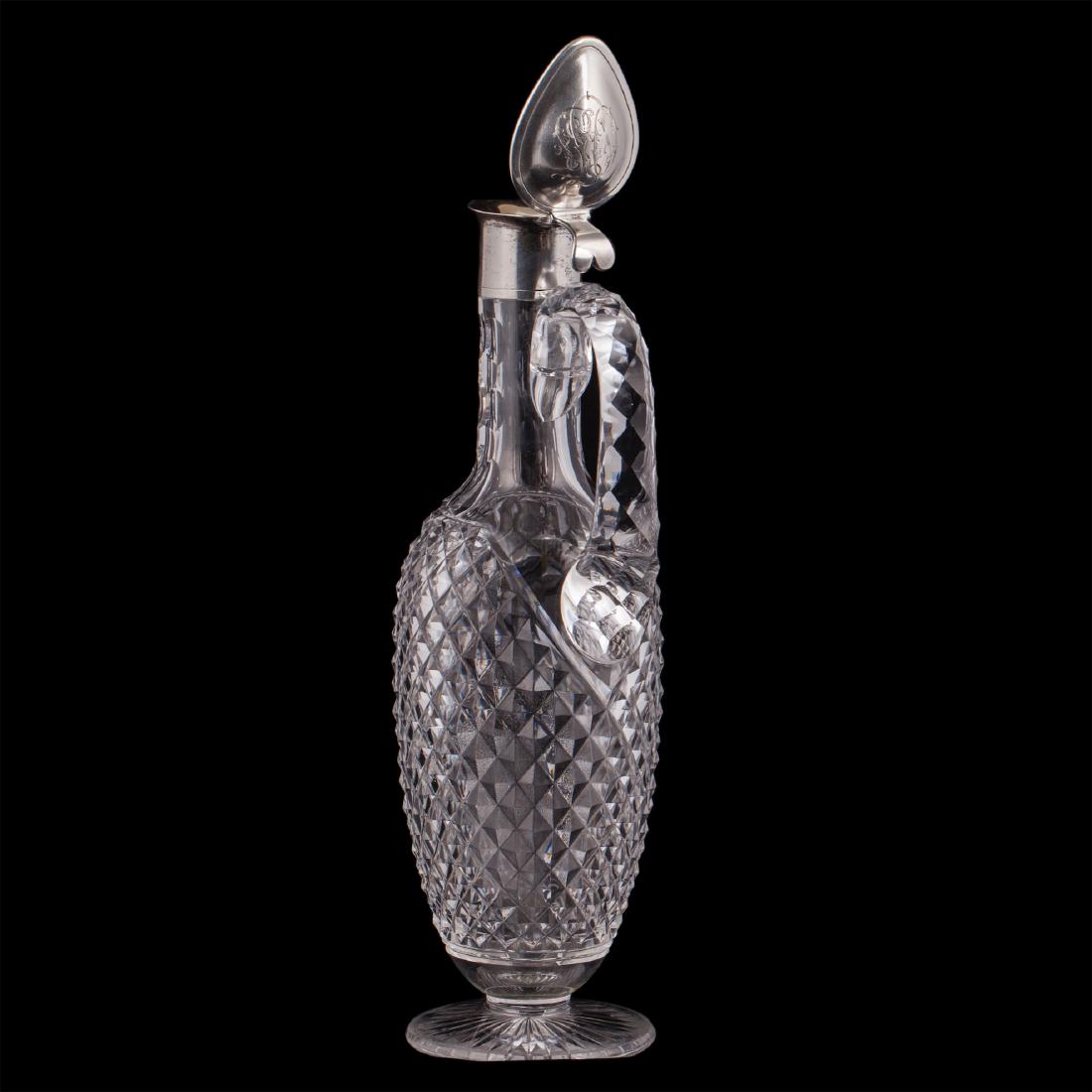 A. Lubavin silver and cut-glass carafe — image 4