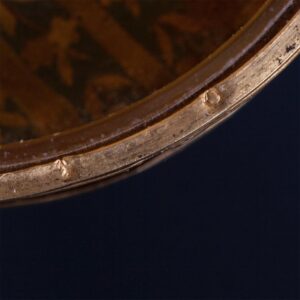 Antique Gold 18k-0.750 tortoise shell jewelry box — image 5