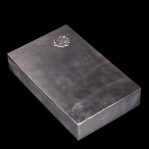 Antique silver cigar box — image 1