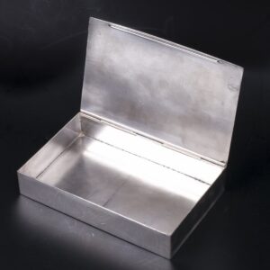 Antique silver cigar box — image 2