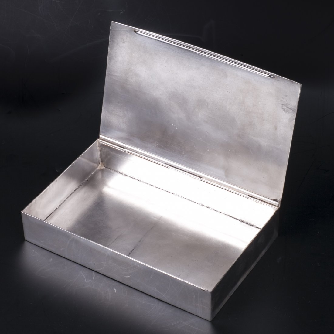 Antique silver cigar box — image 2