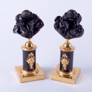 Pair bronze figures "lovers". — image 1