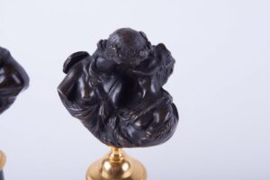 Pair bronze figures "lovers". — image 2