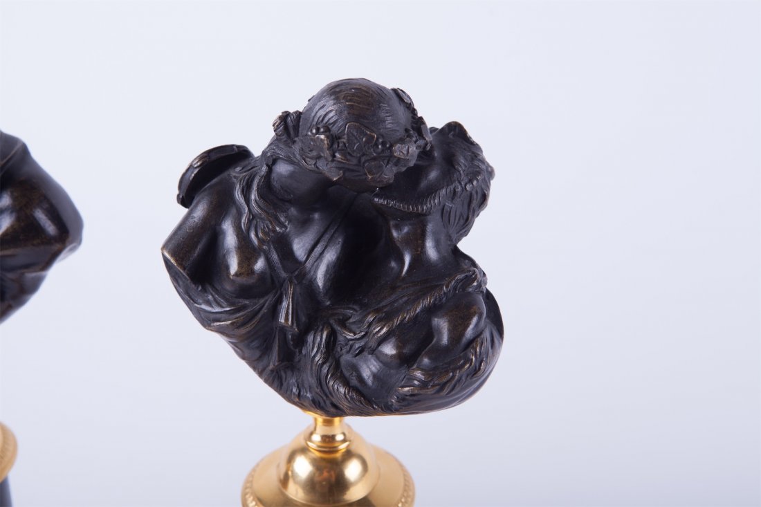 Pair bronze figures "lovers". — image 2