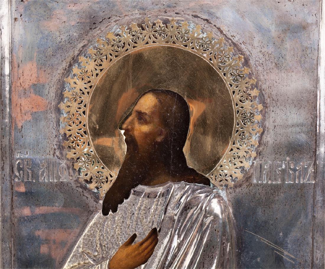 Pair of icons of Saints Peter and Paul — image 5