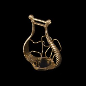 Rare Hermes gilt smoking pipes stand. 1950s-1960s. — image 1
