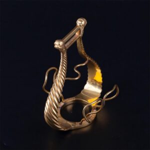 Rare Hermes gilt smoking pipes stand. 1950s-1960s. — image 2