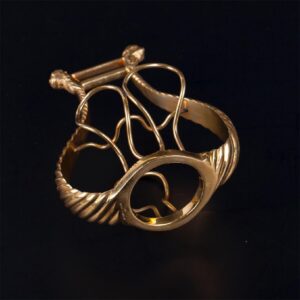 Rare Hermes gilt smoking pipes stand. 1950s-1960s. — image 3