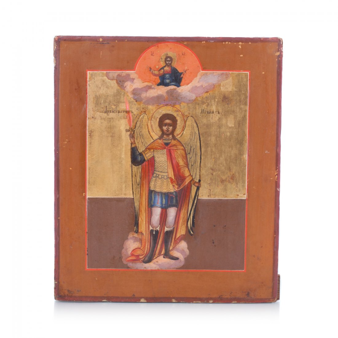 Russian icon of St. Mikhail the Warrior. — image 1